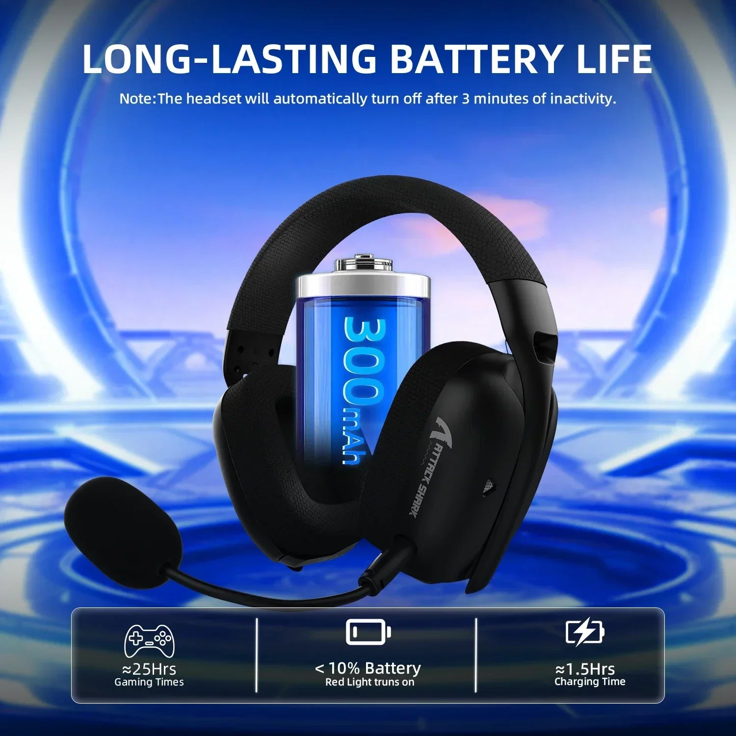 Attack Shark Wireless Gaming Headset